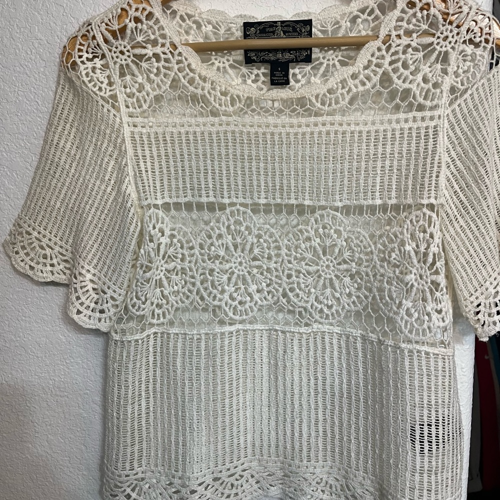 Anthropology James Coviello Lace Top